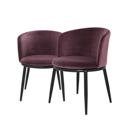 Filmore Purple chair set of 2