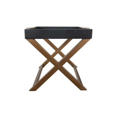 Jaques black side table