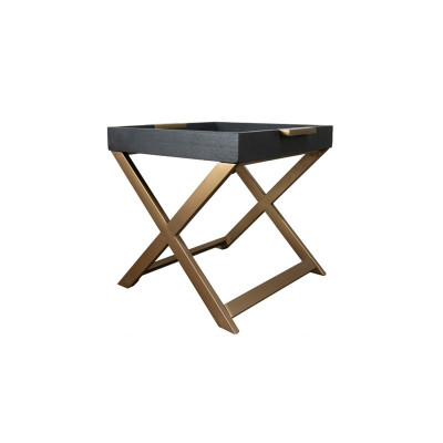 Jaques black side table