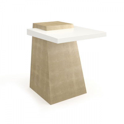 Plank side table side table