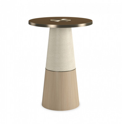 White Aperture side table