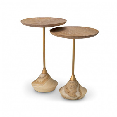 Puglia onyx side table set