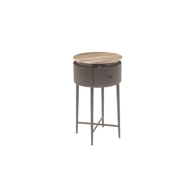 Russo drawer side table