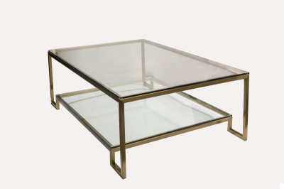 Ming brass coffee table